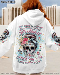 THE GOOD GIRL IN ME SUGAR SKULL ALL OVER PRINT - YHKD0612231