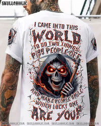 WHICH LUCKY ONE ARE YOU SKULL ALL OVER PRINT - YHLN0104244