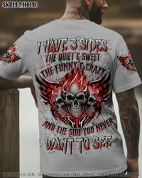 I HAVE 3 SIDES 3 FIRE SKULLS ALL OVER PRINT - YHLN1811253