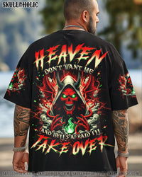 HEAVEN DON'T WANT ME SKULL DEMON ALL OVER PRINT - TLNO2608251