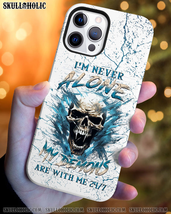 I'M NEVER ALONE SKULL DEMON PHONE CASE - YHLN0805242