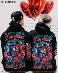 LOVE ME UNTIL I DIE SKULL COUPLE ALL OVER PRINT - TLTR0201241
