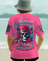 ANGEL FACE DEVIL THOUGHTS ROSE SKULL ALL OVER PRINT - TLTW2612253