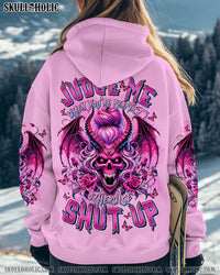 JUDGE ME WHEN SKULL MESSY BUN ALL OVER PRINT  - TLTR0301251
