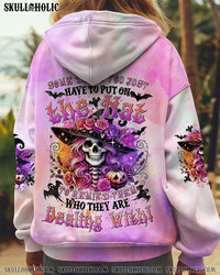 SOME DAYS YOU JUST HAVE TO PUT ON THE HAT WITCH HALLOWEEN ALL OVER PRINT - TYTD2108243