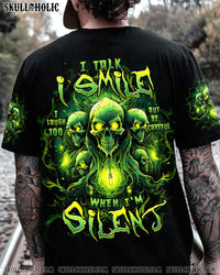 BE CAREFUL WHEN I'M SILENT SKULL ALL OVER PRINT - TLTW0805244