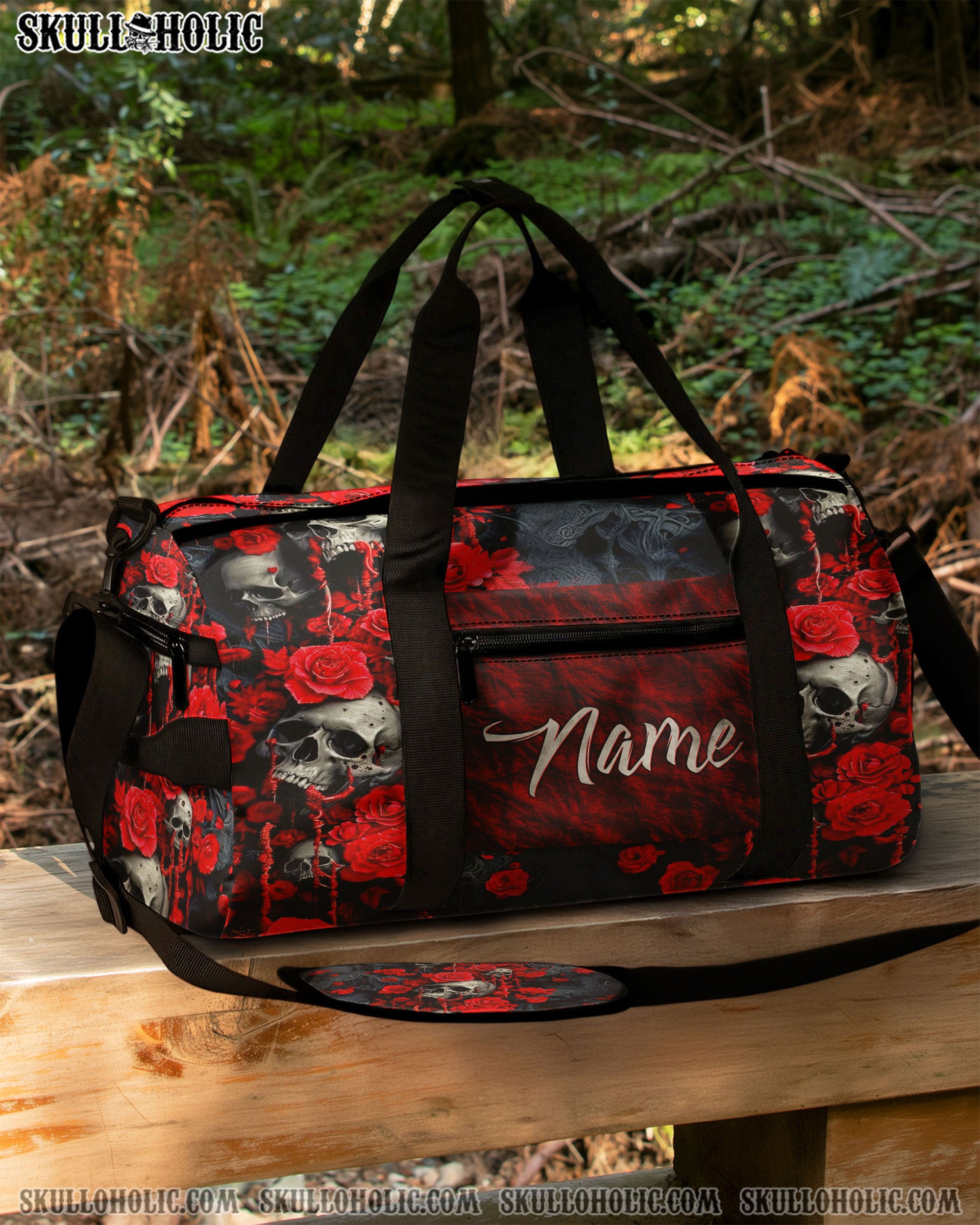 SKULL ROSES TRAVELLING BAG - TLNZ2008253