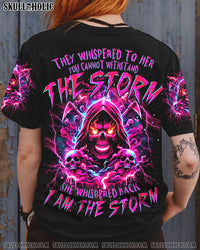 I AM THE STORM FIRE EYES PINK REAPER ALL OVER PRINT - TLNO0712233