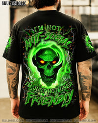I'M NOT ANTI-SOCIAL MAD REAPER SKULL ALL OVER PRINT - YHLN1509254