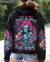 I CAN GO FROM REGULAR B TO BURN SKULL LADY ALL OVER PRINT - TLTR1312231