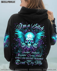 I'M A B DON'T TRY ME SKULL ALL OVER PRINT - YHKD2811232