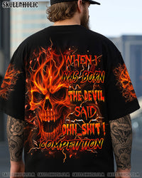 WHEN I WAS BORN SKULL ALL OVER PRINT - YHHN2105252