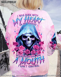 A MOUTH I CAN'T CONTROL SKULL REAPER ROSE ALL OVER PRINT - TLTR1612231