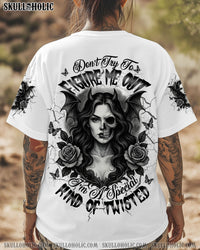 DON'T TRY TO FIGURE ME OUT SKULL LADY ALL OVER PRINT - TLTW2805252