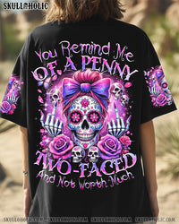 YOU REMIND ME OF A PENNY SKULL ALL OVER PRINT - TYQY0508241