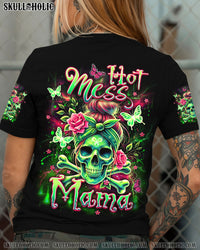 HOT MESS MAMA ALL OVER PRINT - YHDU1803252