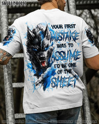 YOUR FIRST MISTAKE WOLF SKULL ALL OVER PRINT - TYTD2503253