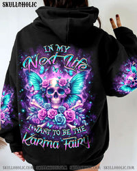 KARMA FAIRY SKULL WINGS ALL OVER PRINT - YHKD1503244