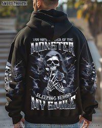 THE MONSTER SLEEPING BEHIND MY SMILE SKULL ALL OVER PRINT  - TLNZ1807252