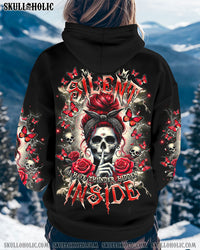 WHEN I AM SILENT SKULL LADY ALL OVER PRINT  - TLTR1001253