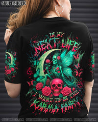KARMA FAIRY SKULL SKELETON ROSE ALL OVER PRINT - YHHG3005253