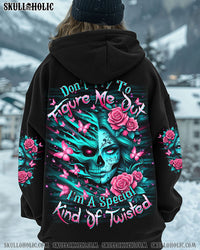 DON'T TRY TO FIGURE ME OUT SKULL LADY ALL OVER PRINT - YHDU1112241