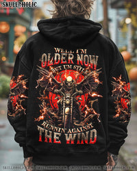 RUNNING AGAINST THE WIND BIKER SKULL ALL OVER PRINT - TLNZ0307254