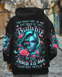 THE GOOD GIRL IN ME SKULL LADY ROSE ALL OVER PRINT - YHHN2012241