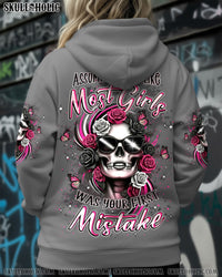YOUR FIRST MISTAKE SKULL ROSES ALL OVER PRINT - YHLT2511253