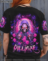 DILLIGAF SKULL REAPER ROSES ALL OVER PRINT - TLTW0201241