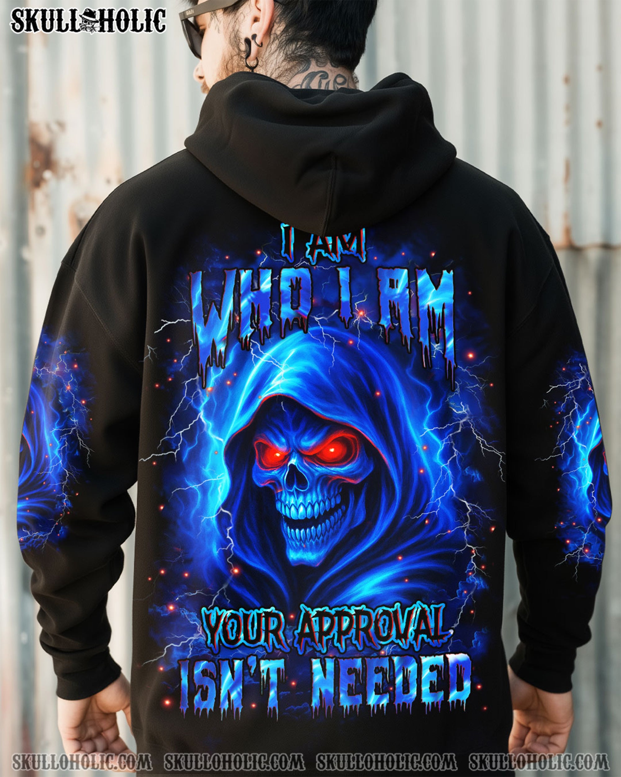 I AM WHO I AM SKULL REAPER ALL OVER PRINT - YHHN1710251