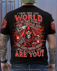 WHICH LUCKY ONE ARE YOU SKULL ALL OVER PRINT - YHHN1106251