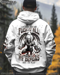 ONE DAY I'M GONNA JUST SAY DEMON SKULL ALL OVER PRINT - TLNT2811243
