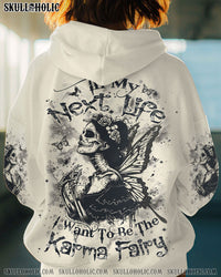 KARMA FAIRY SKULL SKELETON ROSE ALL OVER PRINT - YHDU2110244