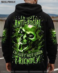 I'M NOT ANTI-SOCIAL MAD SKULL ALL OVER PRINT - YHLN0810251