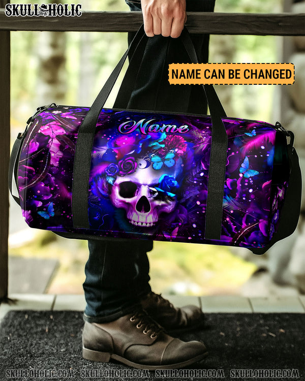 GLOWING SKULL FLOWER TRAVELLING BAG - YHLT2708254