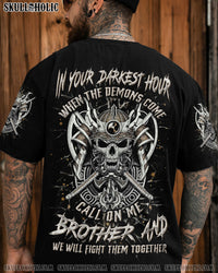 IN YOUR DARKEST HOUR VIKING SKULL ALL OVER PRINT - YHLN0304251