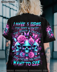 I HAVE 3 SIDES 3 SKULLS ALL OVER PRINT - YHKD0605243
