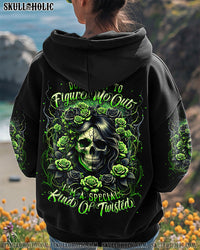 DON'T TRY TO FIGURE ME OUT SKULL ROSE ALL OVER PRINT - TLNT1012242