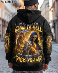 OF COURSE I'M GOING TO HELL SKULL ALL OVER PRINT - YHHN0612241
