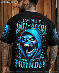 I'M NOT ANTI-SOCIAL MAD REAPER SKULL ALL OVER PRINT - YHLN1208242