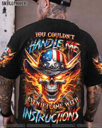 YOU COUDN'T HANDLE ME SKULL ALL OVER PRINT - YHHN2706242