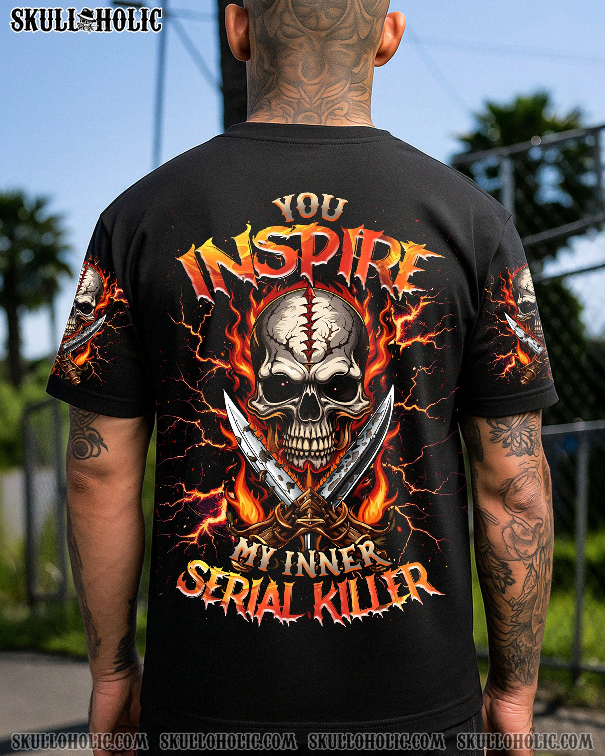YOU INSPIRE MY INNER KILLER SKULL ALL OVER PRINT - TLNZ2507252