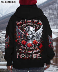 HOW HEARTLESS I CAN BE SKULL LADY ALL OVER PRINT - YHLT0402254