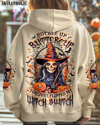 BUCKLE UP BUTTERCUP SKULL WITCH HALLOWEEN ALL OVER PRINT - YHLT2208242