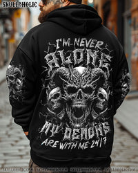 (HOT DEAL) I'M NEVER ALONE SKULL DEMON ALL OVER PRINT - YHLN0701254