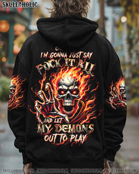 ONE DAY I'M GONNA JUST SAY FIRE SKULL ALL OVER PRINT - TLTW2101251