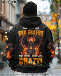 (HOT DEAL) DON'T MESS WITH OLD BIKERS SKULL ALL OVER PRINT - TYTD0701252