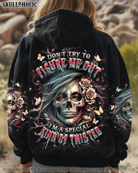DON'T TRY TO FIGURE ME OUT SKULL LADY ALL OVER PRINT - TLPQ2108243