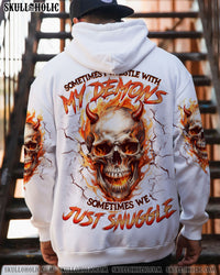 SOMETIMES I WRESTLE WITH MY DEMONS ALL OVER PRINT -  TLNO0511251